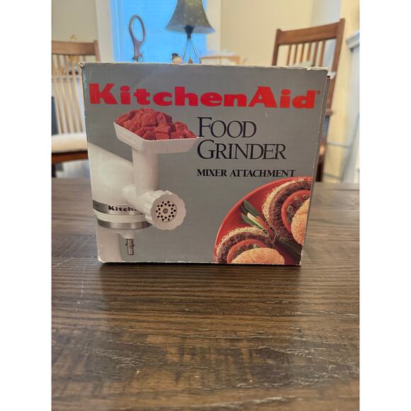 KitchenAid Food Grinder Attachment - For Kitchen Aid Stand Mixer - NEW - Picture 1 of 9